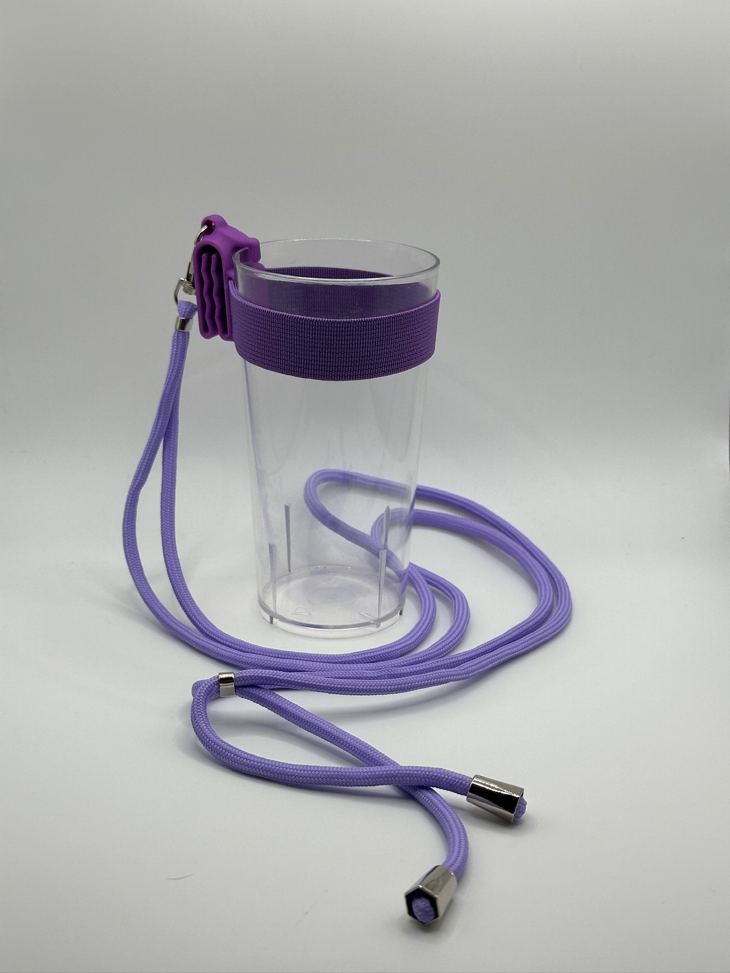 Clip A Cup « Pretty Purple » avec lanière de luxe