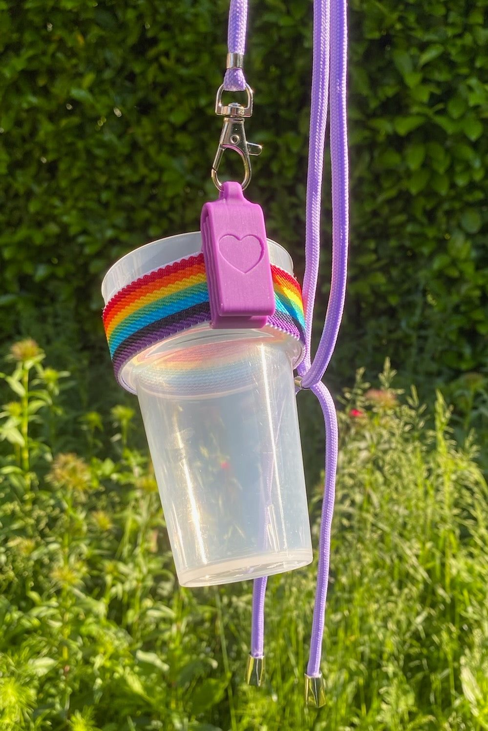 Clip A Cup « Pride » avec lanière de luxe