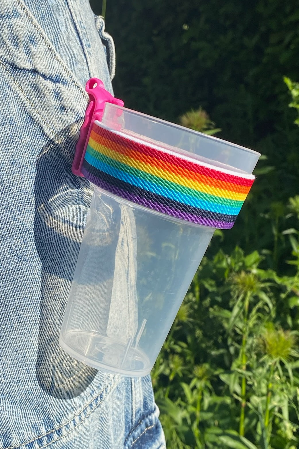 Clip A Cup « Pride » avec lanière de luxe