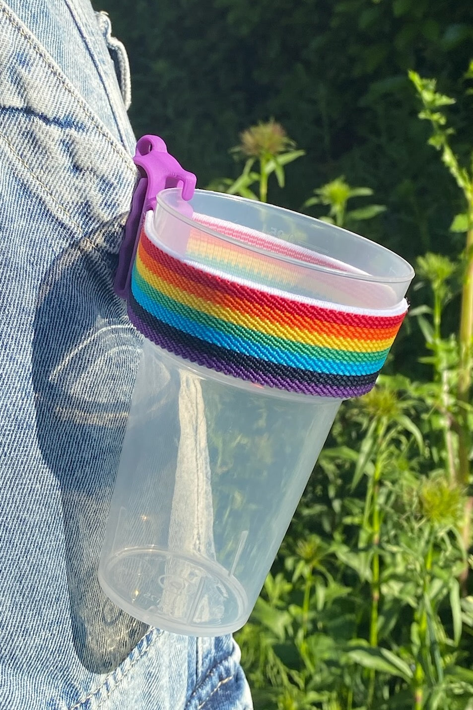 Clip A Cup « Pride » avec lanière de luxe