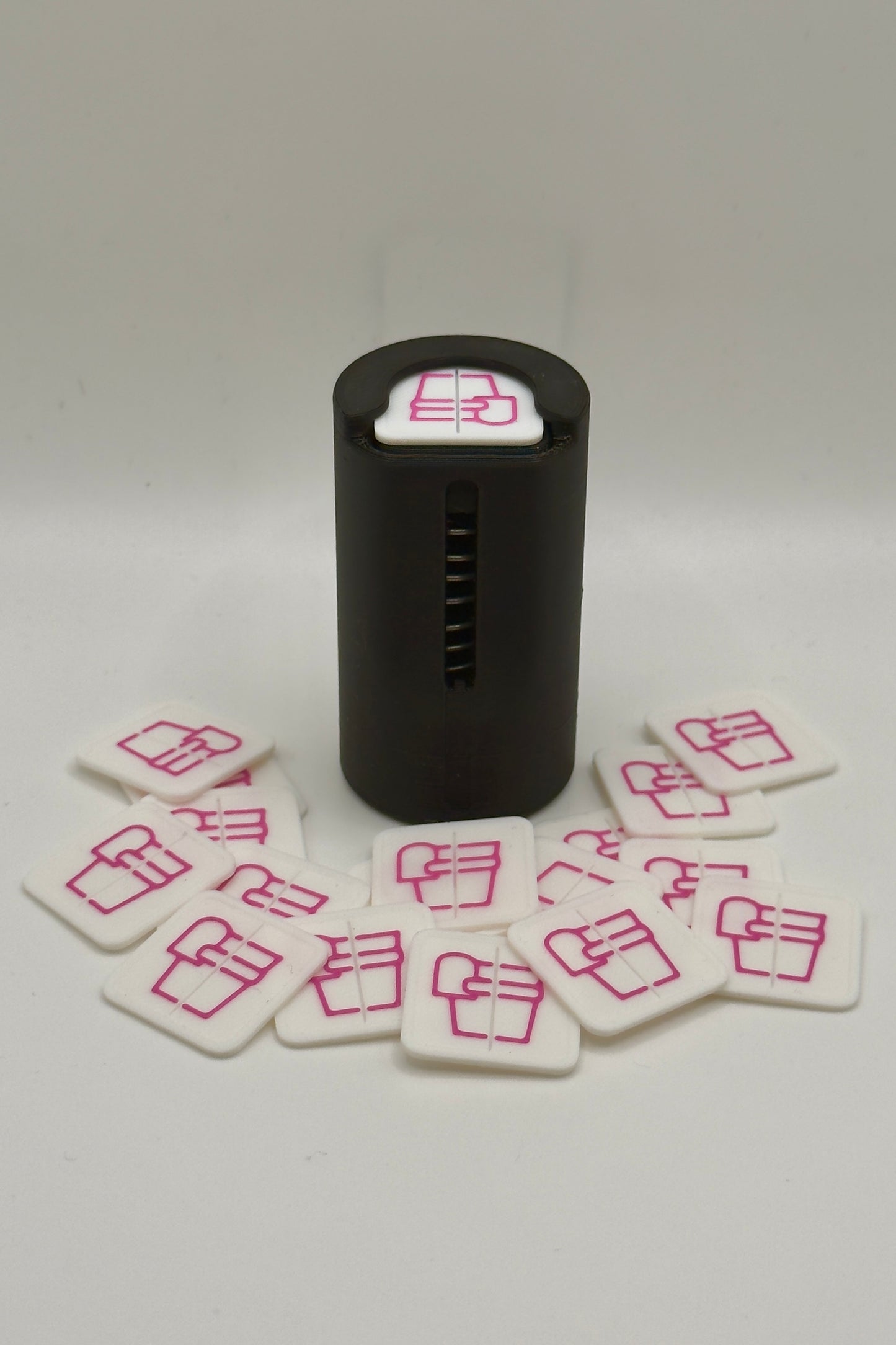 Porte-jetons « Night » avec Ressort pour les Jetons Carrées