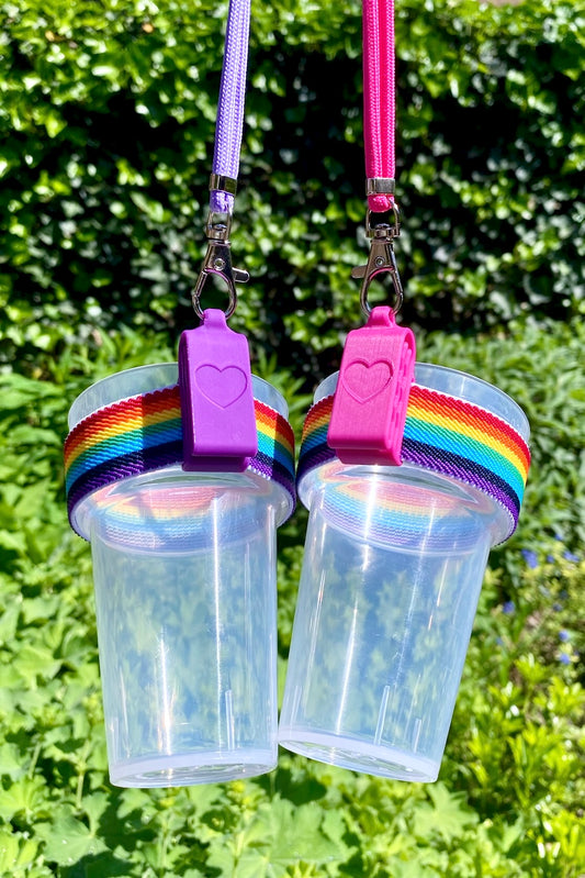 Clip A Cup « Pride » avec lanière de luxe