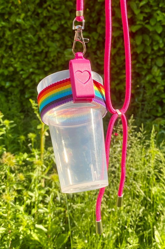 Clip A Cup « Pride » avec lanière de luxe