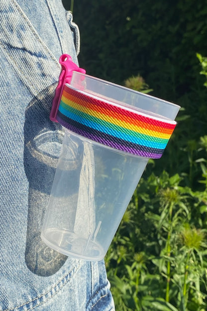 Clip A Cup « Pride » avec lanière de luxe