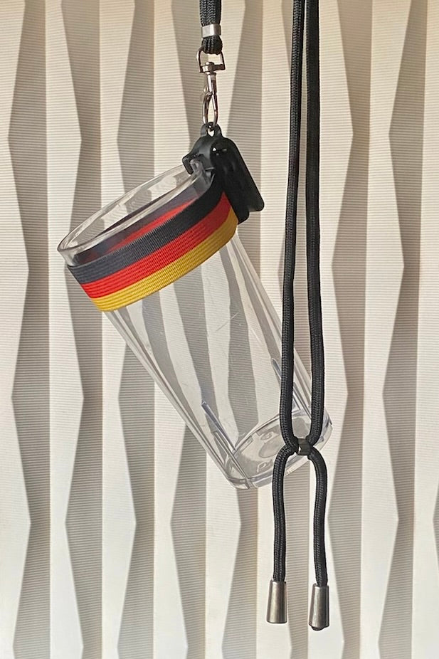 Clip A Cup « L'Allemagne » avec lanière de luxe
