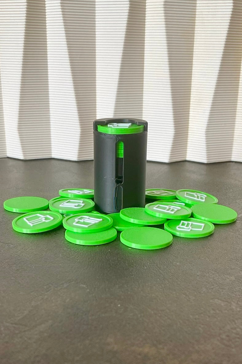 Porte-jetons « Night » avec Ressort (Petit)